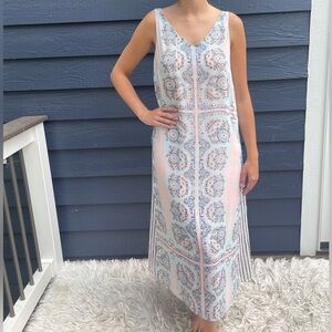 Tribal Lightweight Airy Midi Patterned Dress